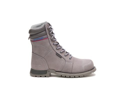 Botas De Seguridad Caterpillar CAT Echo Impermeables Steel Puntera Mujer Gris | CAT-807KT