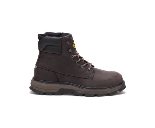 Botas De Seguridad Caterpillar CAT Exposition 6" Alloy Puntera Static Dissipative Hombre Cafe | CAT-795KO