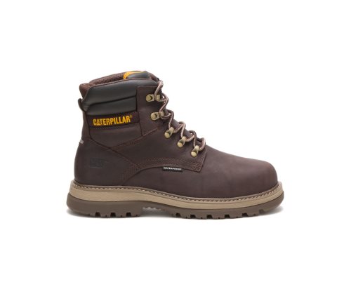 Botas De Seguridad Caterpillar CAT Fairbanks 6" Impermeables Steel Puntera Hombre Cafe | CAT-416ZE