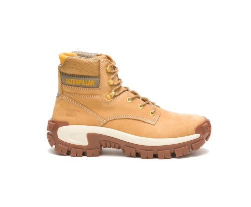 Botas De Seguridad Caterpillar CAT Invader Hi Steel Puntera Hombre Marrones | CAT-365ZM