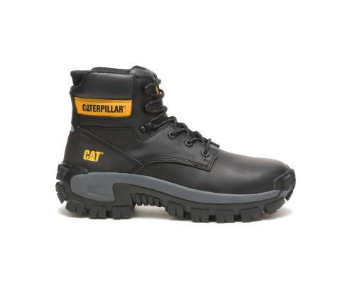 Botas De Seguridad Caterpillar CAT Invader Hi Steel Puntera Hombre Negras | CAT-856QU