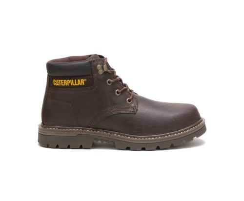 Botas De Seguridad Caterpillar CAT Outbase Steel Puntera Hombre Cafe | CAT-237JB