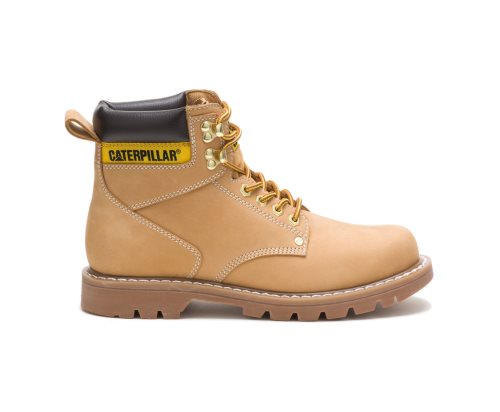 Botas De Seguridad Caterpillar CAT Second Shift Hombre Marrones | CAT-746IQ