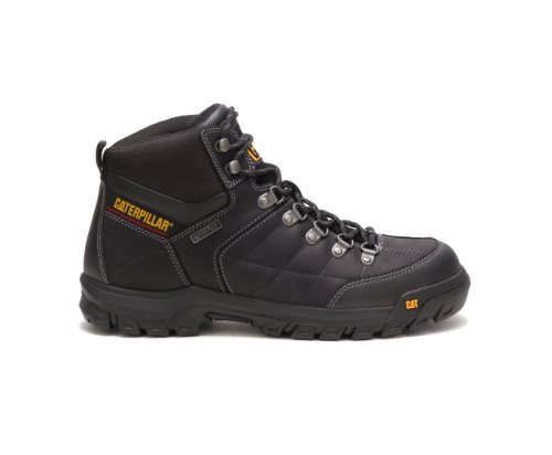 Botas De Seguridad Caterpillar CAT Threshold Impermeables Hombre Negras | CAT-428TU