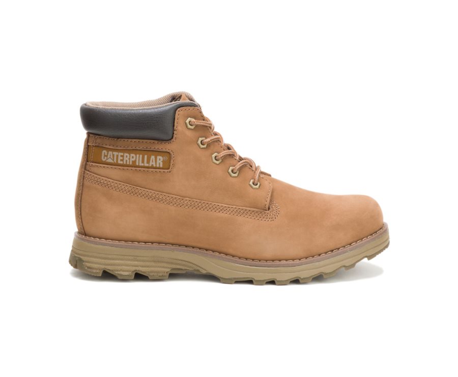 Botas Cuero Caterpillar CAT Founder Boot Hombre Marrones | CAT-265MB