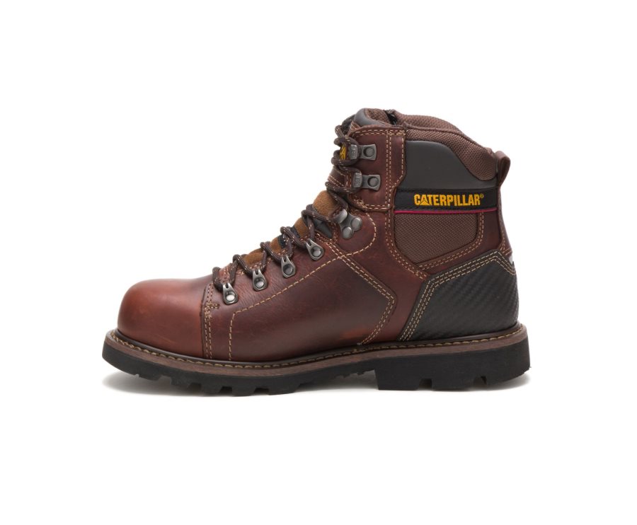 Botas De Seguridad Caterpillar CAT Alaska 2.0 Steel Puntera Hombre Marrones | CAT-314GU