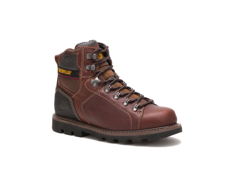 Botas De Seguridad Caterpillar CAT Alaska 2.0 Hombre Marrones | CAT-960GS