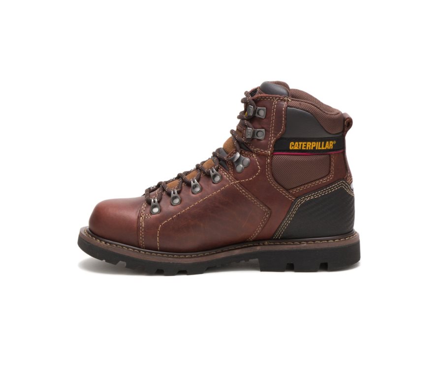 Botas De Seguridad Caterpillar CAT Alaska 2.0 Hombre Marrones | CAT-960GS