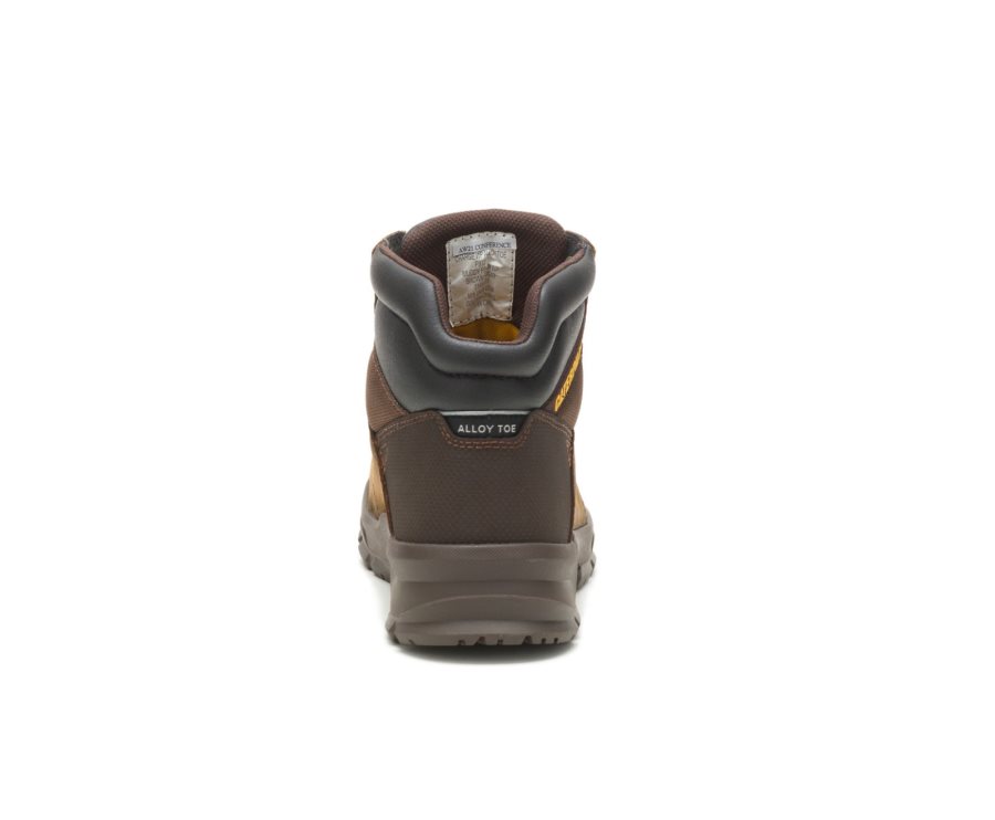 Botas De Seguridad Caterpillar CAT Charge Impermeables Alloy Puntera Hombre Marrones | CAT-027EC