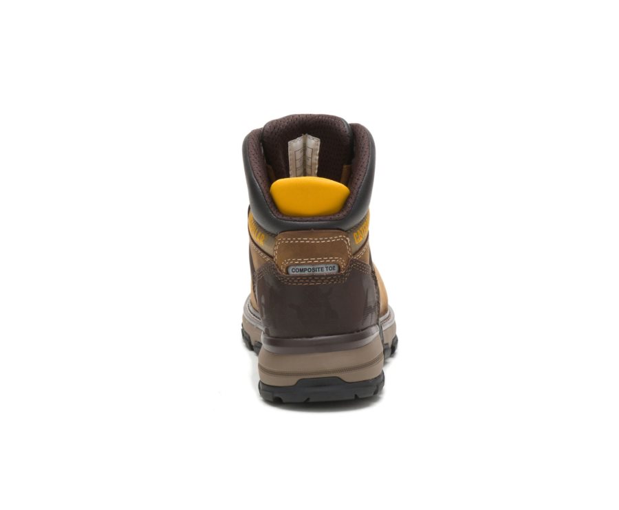 Botas De Seguridad Caterpillar CAT Excavator Superlite Impermeables Nano Puntera Hombre Verde Menta | CAT-690AM