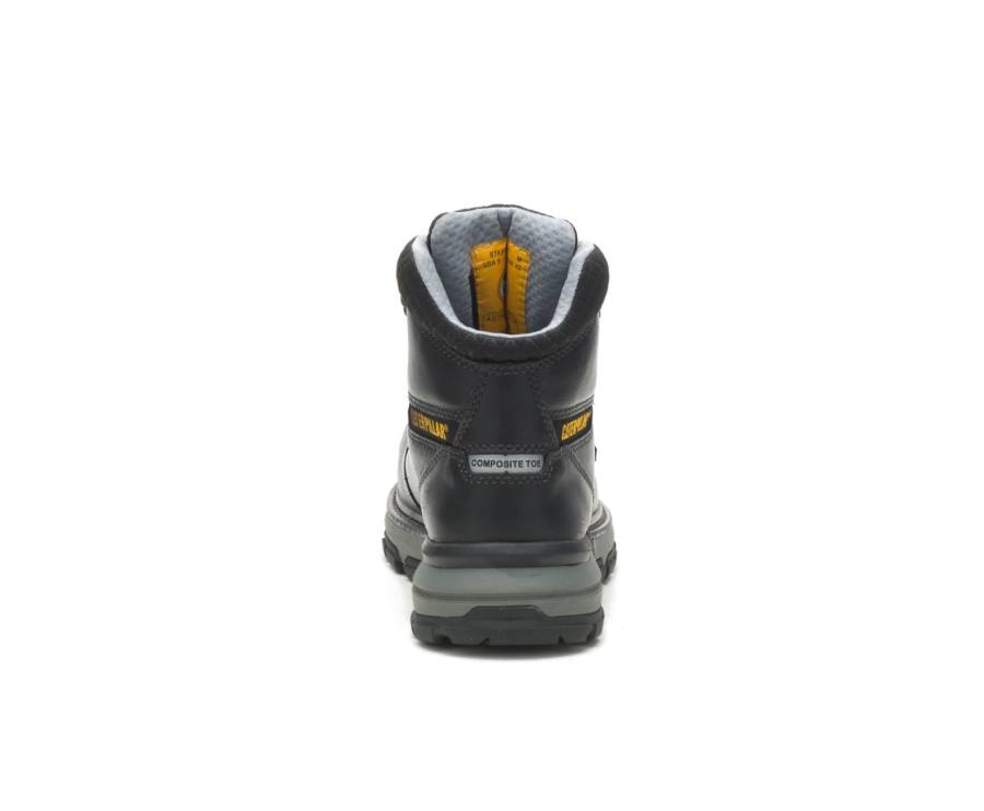 Botas De Seguridad Caterpillar CAT Excavator Superlite Cool Carbon Composite Puntera Mujer Negras | CAT-741KO