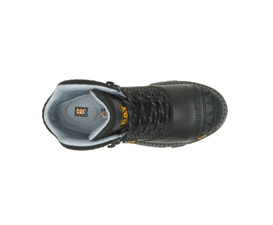 Botas De Seguridad Caterpillar CAT Excavator Superlite Cool Carbon Composite Puntera Mujer Negras | CAT-741KO