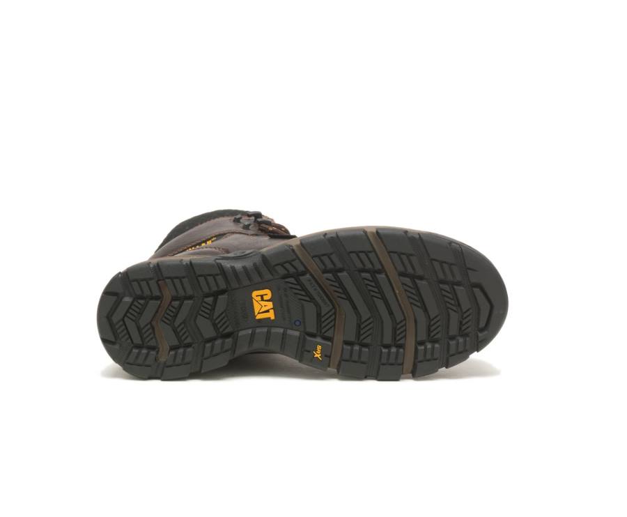 Botas De Seguridad Caterpillar CAT Excavator Superlite Cool Carbon Composite Puntera Mujer Marrones Oscuro | CAT-742KO