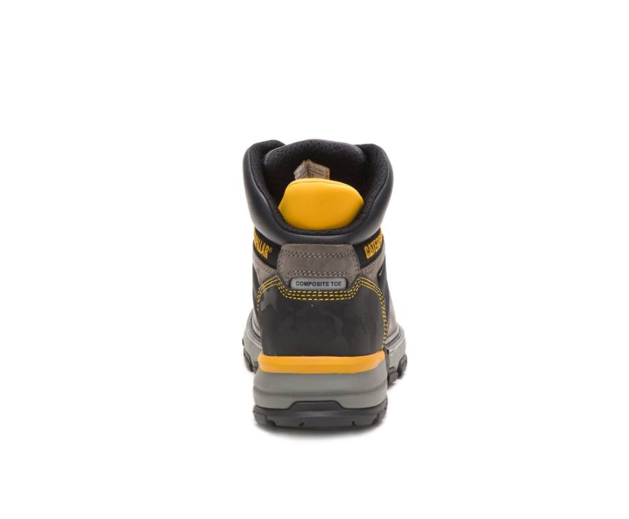 Botas De Seguridad Caterpillar CAT Excavator Superlite Impermeables Carbon Composite Puntera Hombre Azules Gris | CAT-801KO