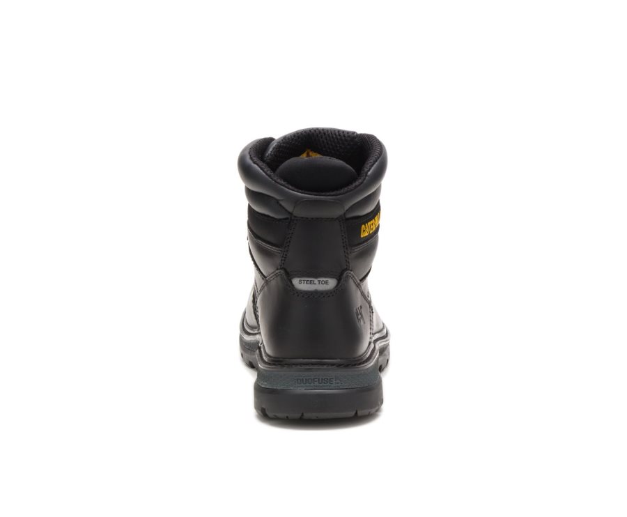 Botas De Seguridad Caterpillar CAT Fairbanks Steel Puntera Hombre Negras | CAT-159YB