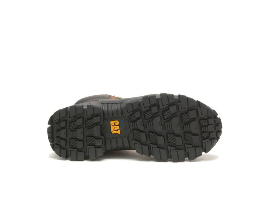 Botas De Seguridad Caterpillar CAT Invader Hi Steel Puntera Hombre Marrones Oscuro | CAT-803KO