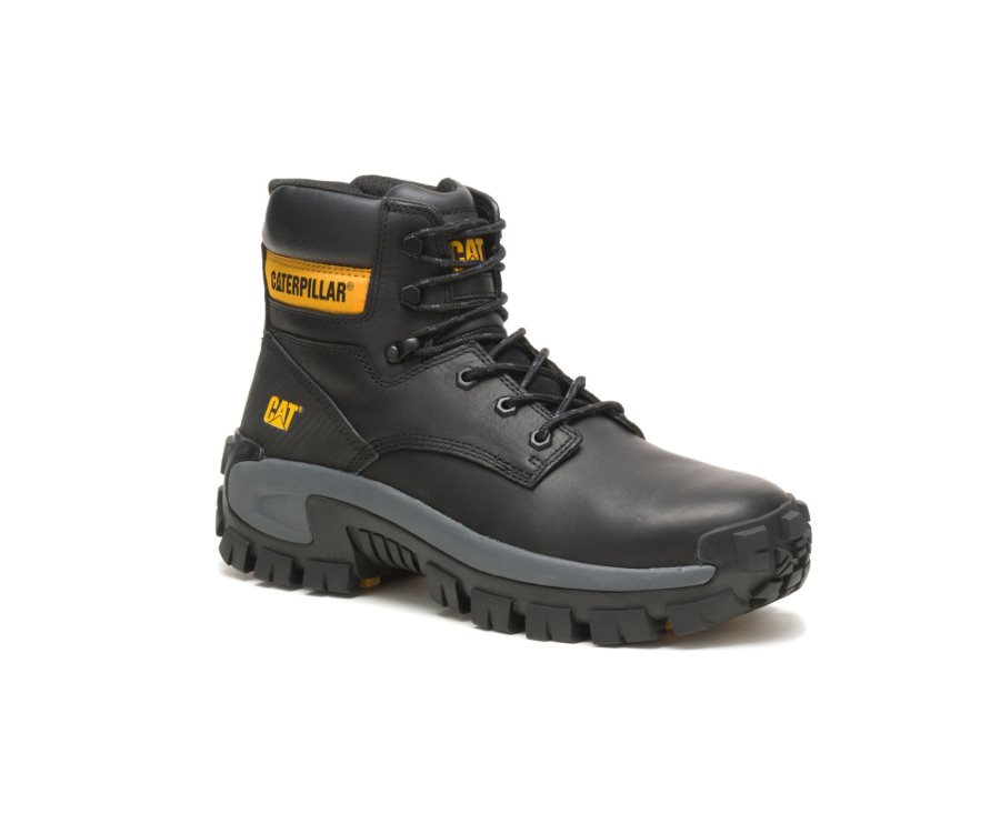 Botas De Seguridad Caterpillar CAT Invader Hi Steel Puntera Hombre Negras | CAT-856QU