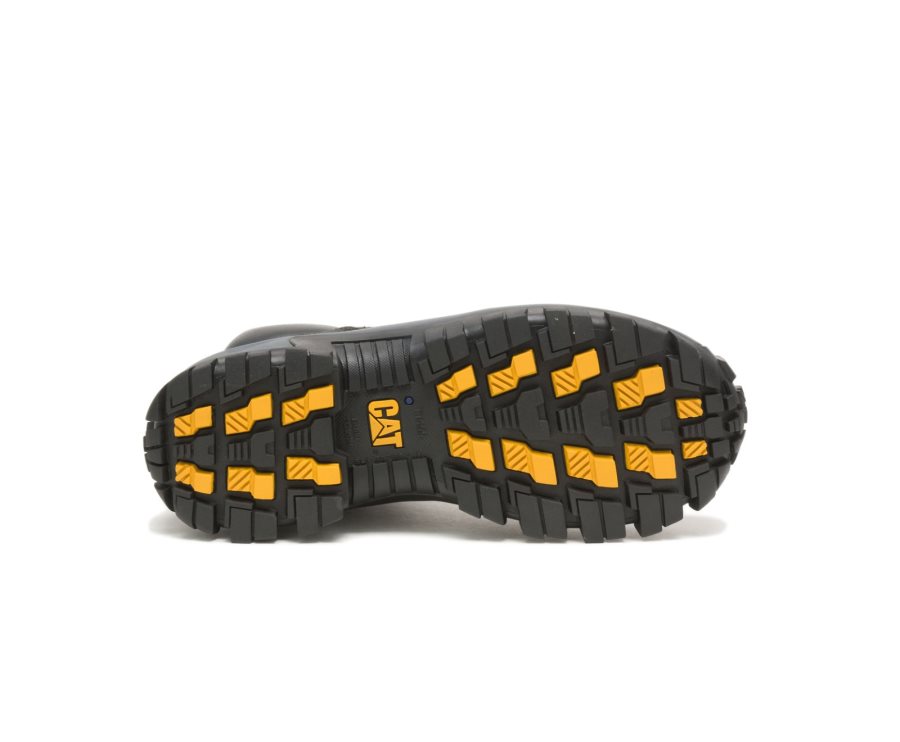 Botas De Seguridad Caterpillar CAT Invader Hi Steel Puntera Hombre Negras | CAT-856QU