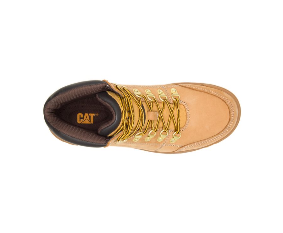 Botas De Seguridad Caterpillar CAT Outline Hombre Marrones | CAT-472RH