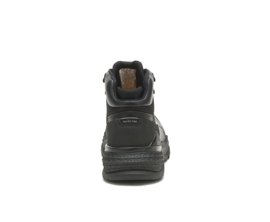 Botas De Seguridad Caterpillar CAT Provoke Mid Impermeables Alloy Puntera Hombre Negras | CAT-857DK