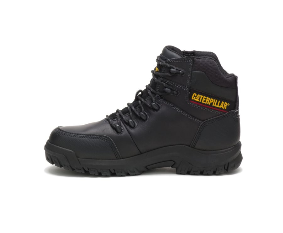 Botas De Seguridad Caterpillar CAT Resorption Impermeables Composite Puntera Hombre Negras | CAT-679HC