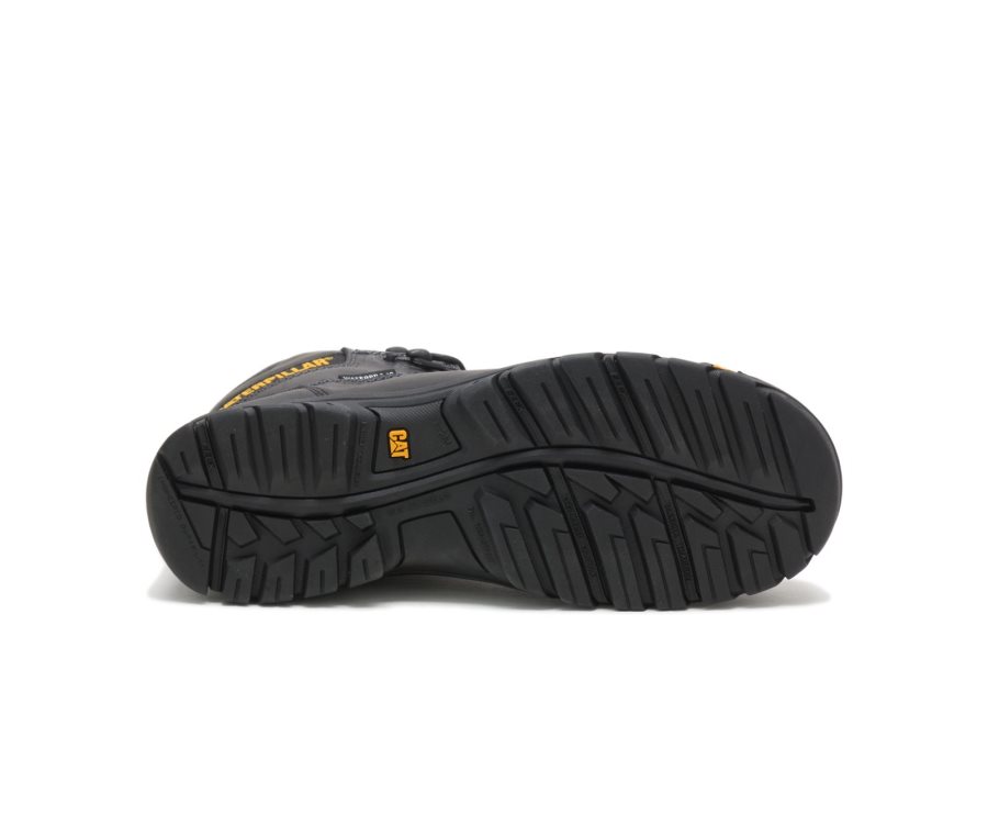 Botas De Seguridad Caterpillar CAT Resorption Impermeables Composite Puntera Hombre Negras | CAT-679HC