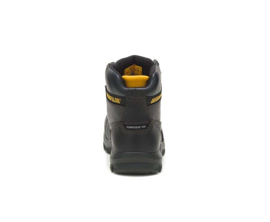 Botas De Seguridad Caterpillar CAT Resorption Impermeables Composite Puntera Mujer Negras | CAT-738KO