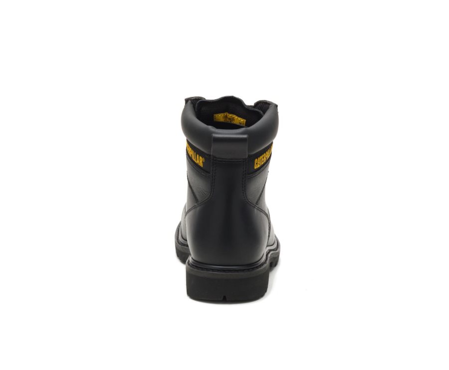 Botas De Seguridad Caterpillar CAT Second Shift Steel Puntera Hombre Negras | CAT-081GM