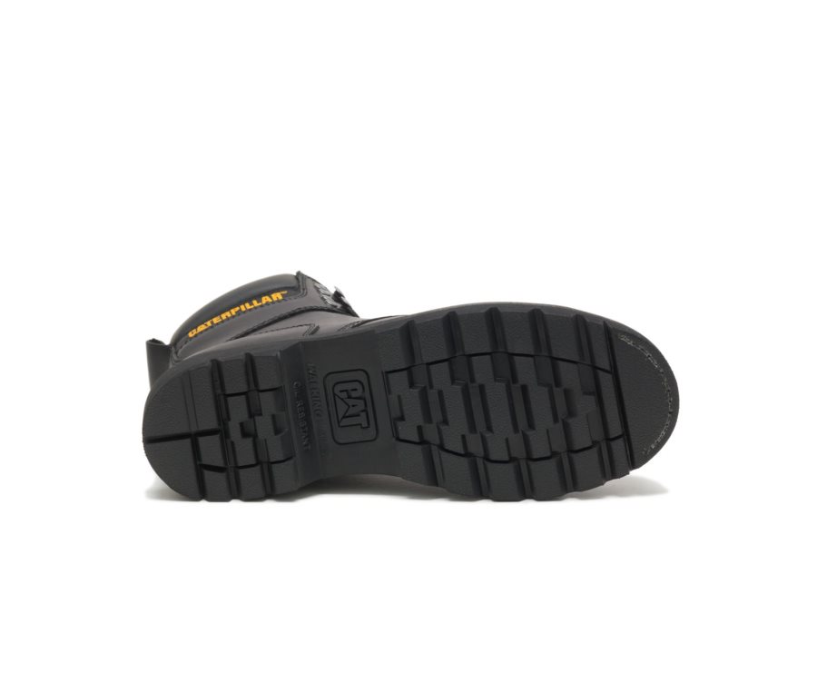 Botas De Seguridad Caterpillar CAT Second Shift Steel Puntera Hombre Negras | CAT-081GM