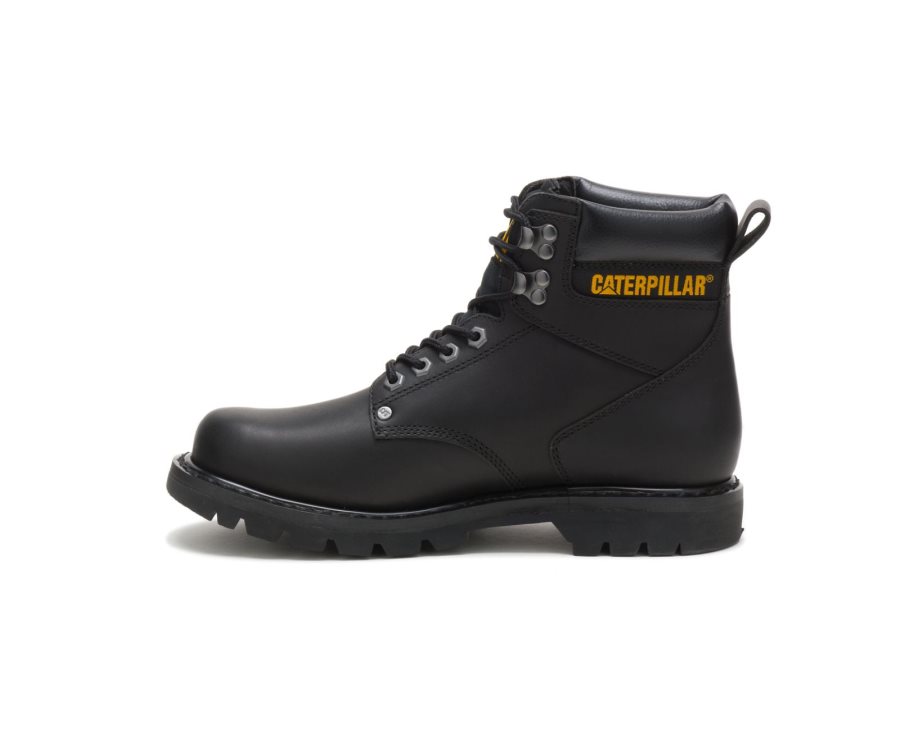 Botas De Seguridad Caterpillar CAT Second Shift Hombre Negras | CAT-532BI