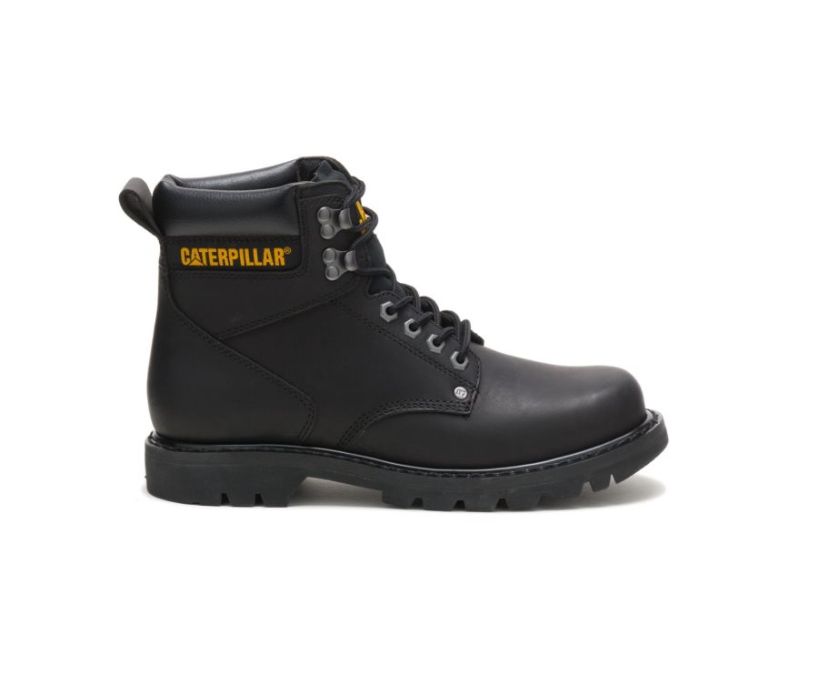 Botas De Seguridad Caterpillar CAT Second Shift Hombre Negras | CAT-532BI