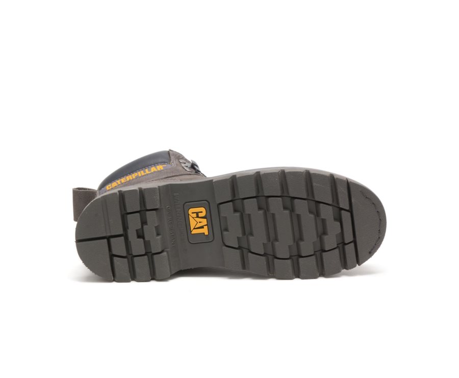 Botas De Seguridad Caterpillar CAT Second Shift Steel Puntera Hombre Gris | CAT-605CB