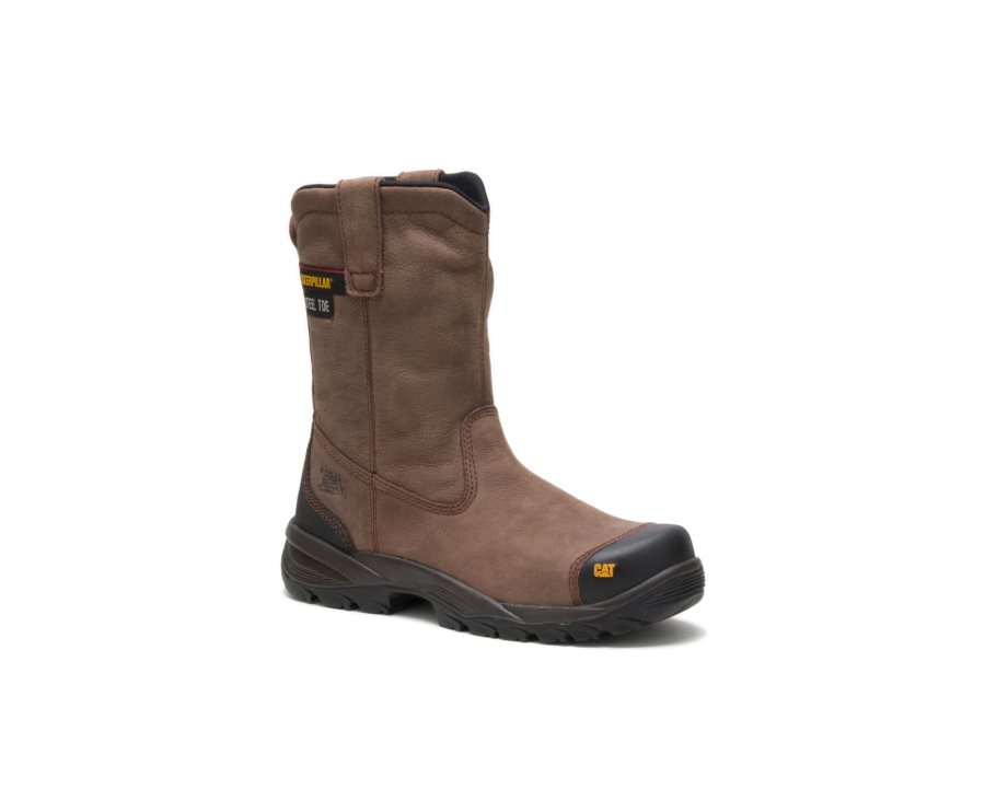 Botas De Seguridad Caterpillar CAT Spur Steel Puntera Hombre Marrones | CAT-342KM