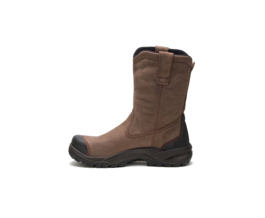 Botas De Seguridad Caterpillar CAT Spur Steel Puntera Hombre Marrones | CAT-342KM