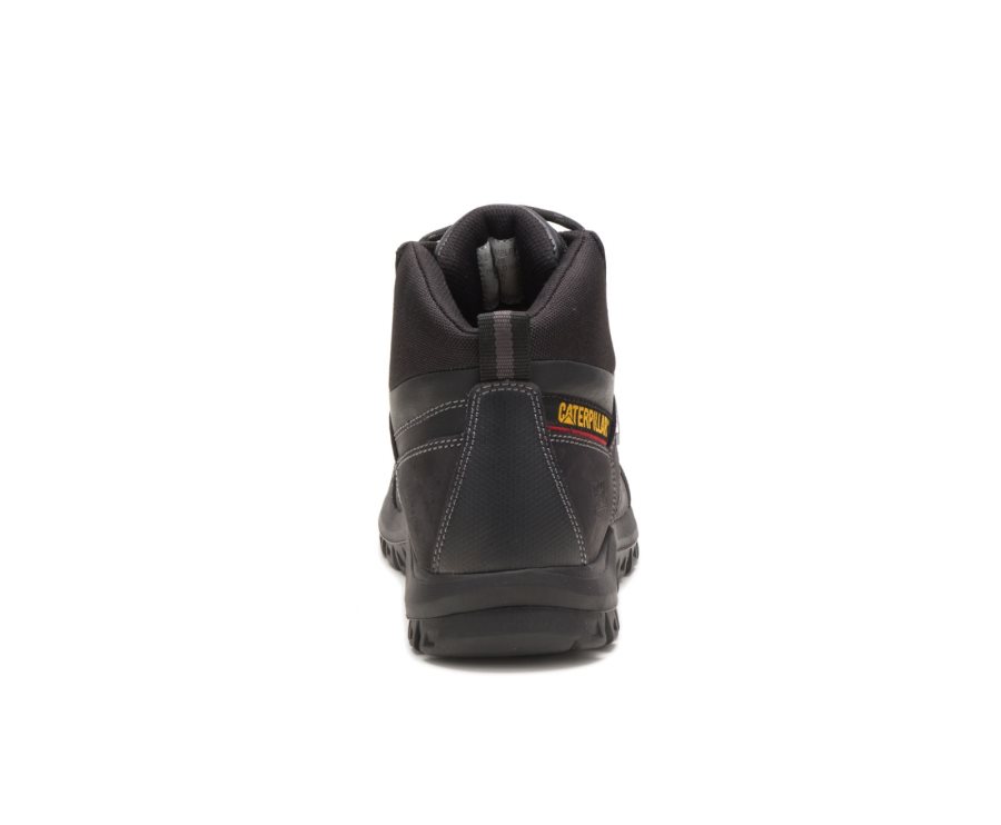 Botas De Seguridad Caterpillar CAT Threshold Impermeables Hombre Negras | CAT-428TU