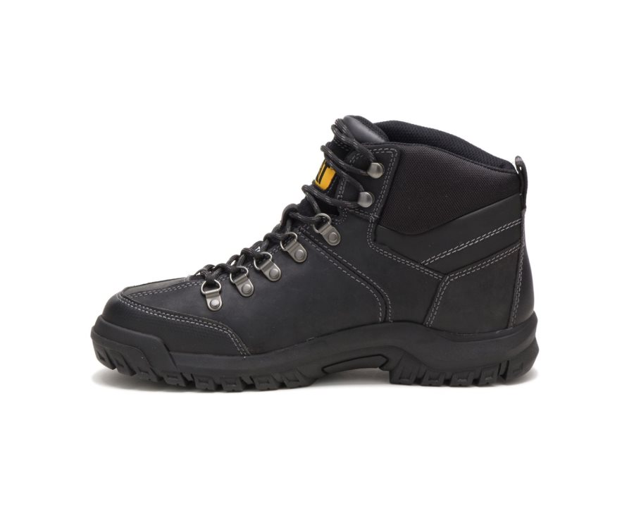 Botas De Seguridad Caterpillar CAT Threshold Impermeables Steel Puntera Hombre Negras | CAT-712JO