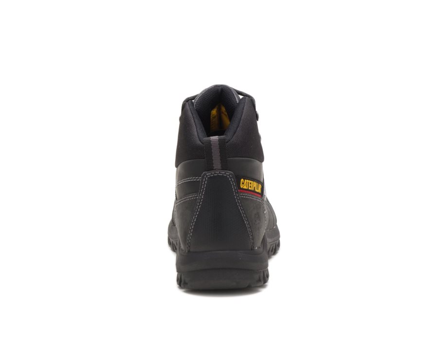 Botas De Seguridad Caterpillar CAT Threshold Impermeables Steel Puntera Hombre Negras | CAT-712JO