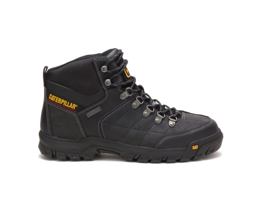 Botas De Seguridad Caterpillar CAT Threshold Impermeables Steel Puntera Hombre Negras | CAT-712JO