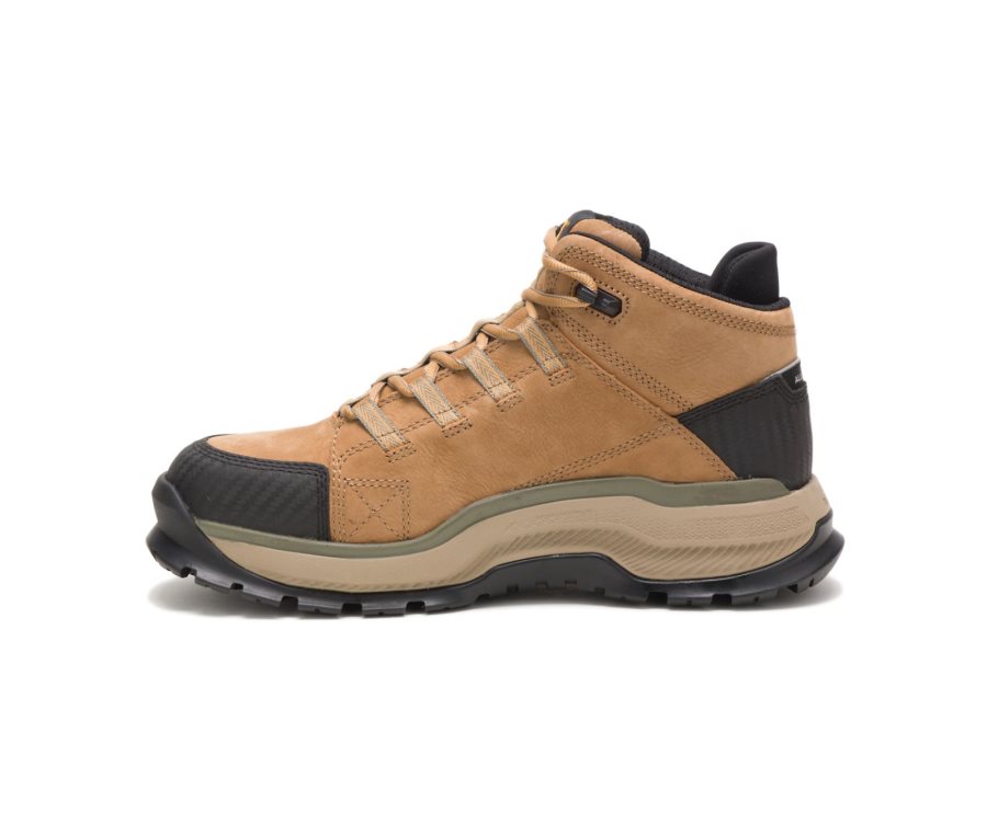 Botas De Seguridad Caterpillar CAT Utilize Impermeables Alloy Puntera Hombre Marrones | CAT-394KC