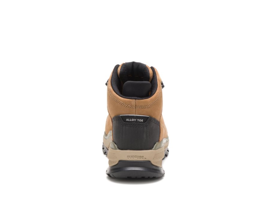 Botas De Seguridad Caterpillar CAT Utilize Impermeables Alloy Puntera Hombre Marrones | CAT-394KC