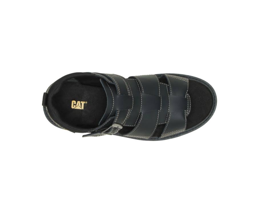 Sandalias Caterpillar CAT Rigor Hombre Negras | CAT-842KO