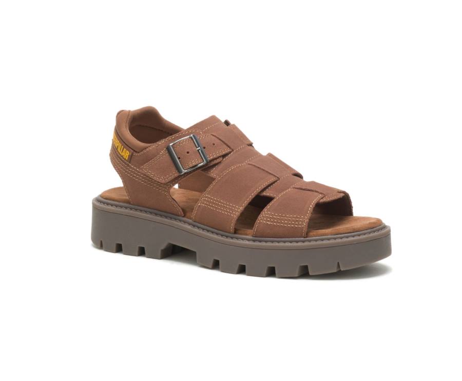 Sandalias Caterpillar CAT Rigor Mujer Marrones | CAT-771KO