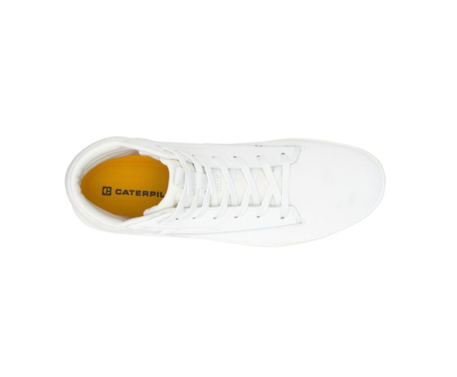 Zapatillas Caterpillar CAT CODE Hex Hi Hombre Blancas | CAT-127EM