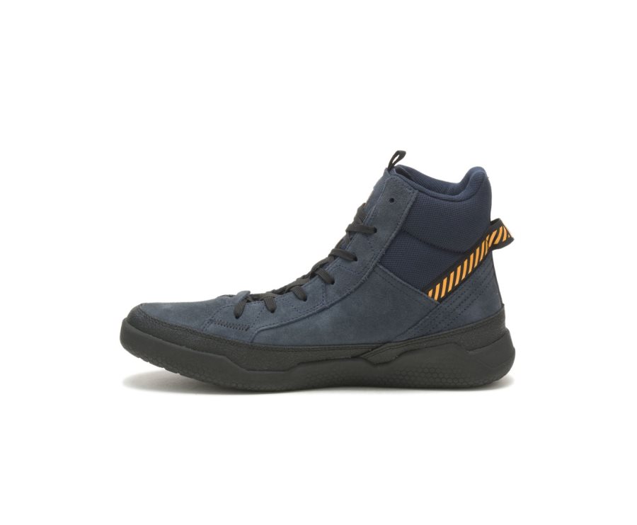 Zapatillas Caterpillar CAT CODE Hex Hi Utility Hombre Azul Marino | CAT-724CM