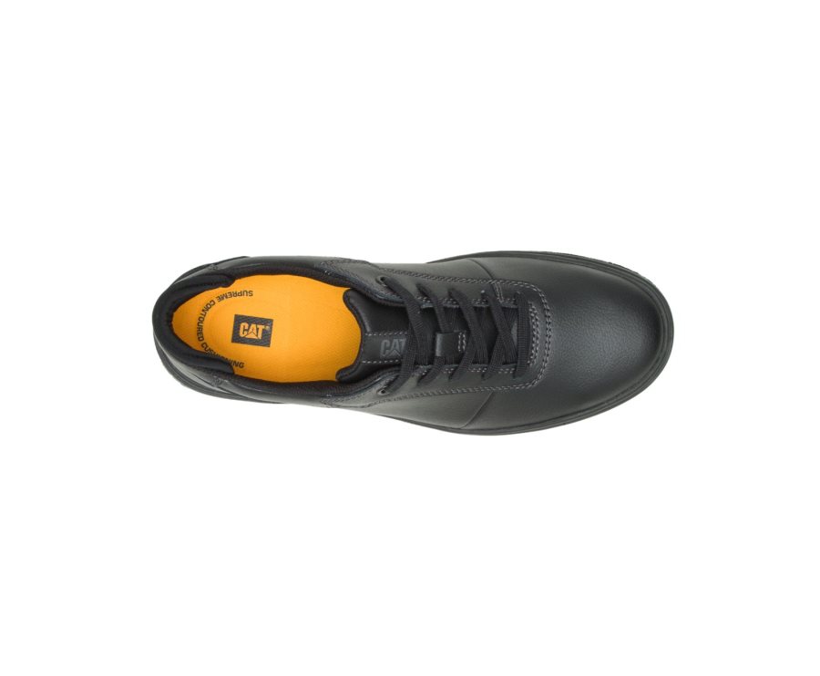 Zapatillas Caterpillar CAT ProRush SR+ Oxford Hombre Negras | CAT-651VO