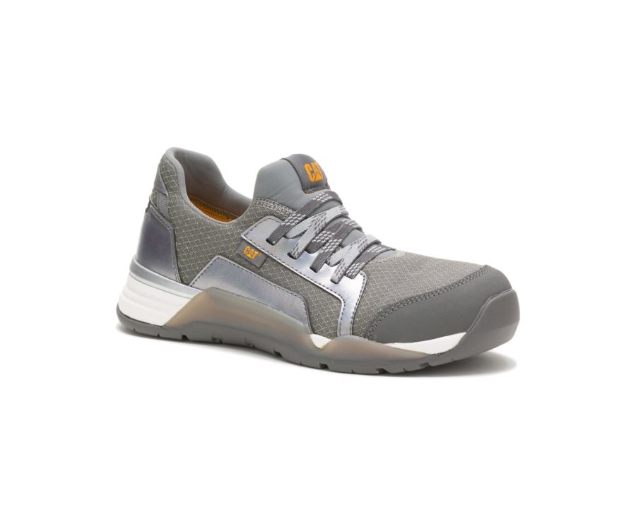 Zapatillas Caterpillar CAT Sprint Textil Alloy Puntera Mujer Gris | CAT-865VI