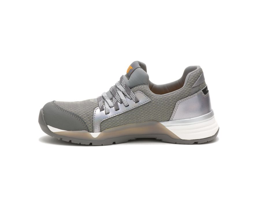 Zapatillas Caterpillar CAT Sprint Textil Alloy Puntera Mujer Gris | CAT-865VI