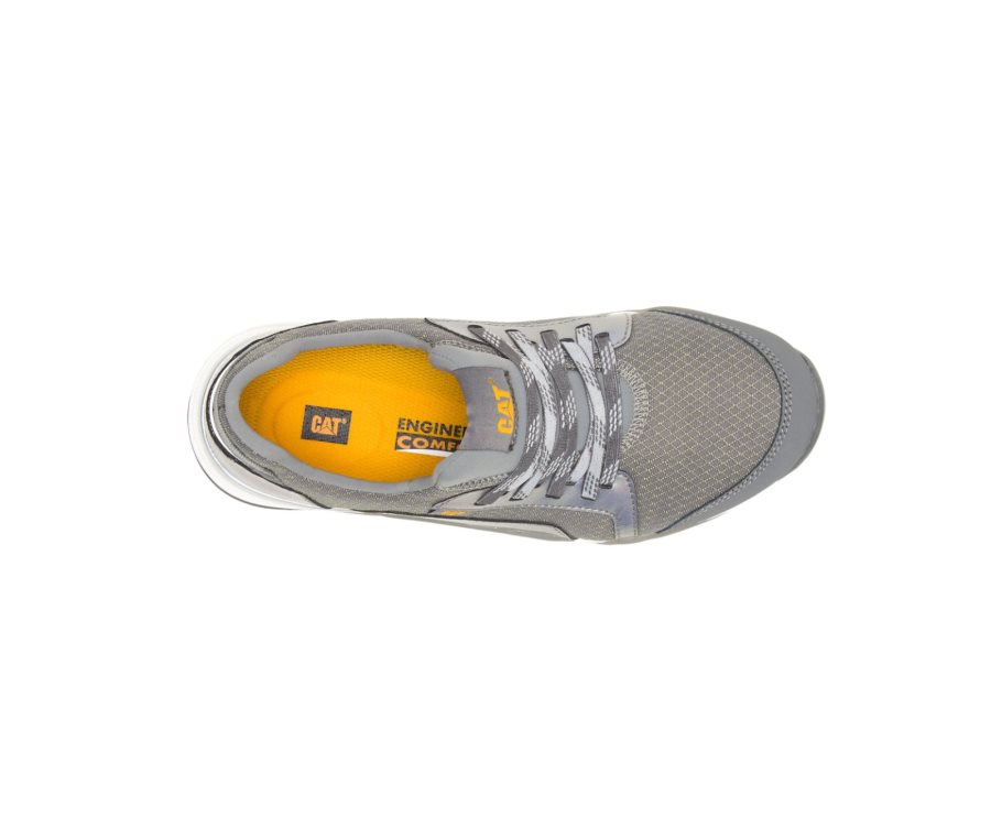 Zapatillas Caterpillar CAT Sprint Textil Alloy Puntera Mujer Gris | CAT-865VI