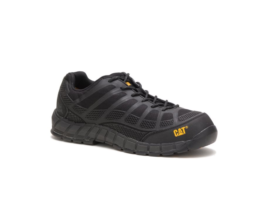 Zapatillas Caterpillar CAT Streamline Composite Puntera Hombre Negras Negras | CAT-610FN