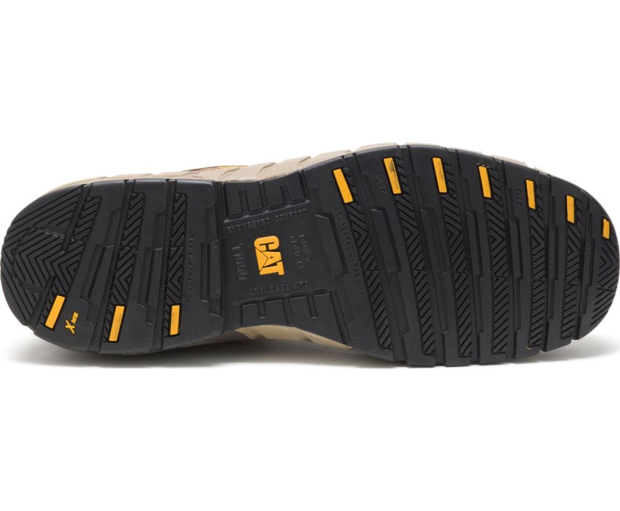 Zapatillas Caterpillar CAT Streamline Cuero Composite Puntera Hombre Marrones | CAT-105KV